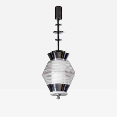  Fontana Arte FontanaArte Fontana Arte glass pendant lamp