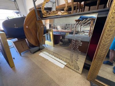  Fontana Arte FontanaArte Italian Modern Fontana Arte Attributed Mirror