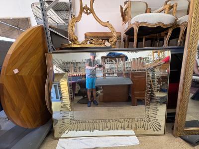  Fontana Arte FontanaArte Italian Modern Fontana Arte Attributed Mirror