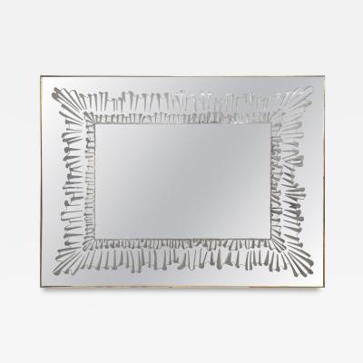  Fontana Arte FontanaArte Italian Modern Fontana Arte Attributed Mirror