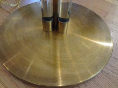  Fontana Arte FontanaArte Italian Murano Glass and Bronze Floor Lamp