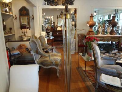  Fontana Arte FontanaArte Italian Murano Glass and Bronze Floor Lamp