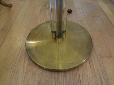  Fontana Arte FontanaArte Italian Murano Glass and Bronze Floor Lamp