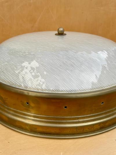  Fontana Arte FontanaArte Large 1950s Flush Mount