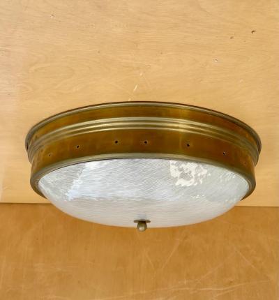  Fontana Arte FontanaArte Large 1950s Flush Mount