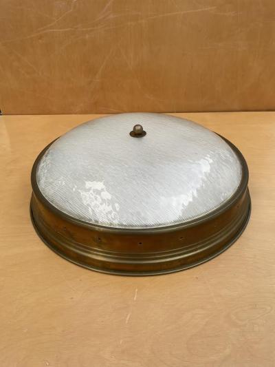  Fontana Arte FontanaArte Large 1950s Flush Mount