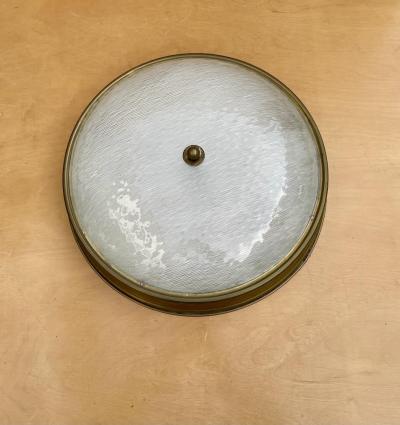 Fontana Arte FontanaArte Large 1950s Flush Mount