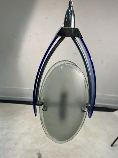  Fontana Arte FontanaArte MID CENTURY ITALIAN GLASS PENDANT FIXTURE IN THE MANNER OF FONTANA ARTE