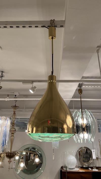  Fontana Arte FontanaArte Max Ingrand Chandelier Made by Fontana Arte 1960 Italy