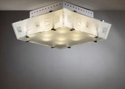  Fontana Arte FontanaArte Max Ingrand ceiling lamp for Fontana Arte
