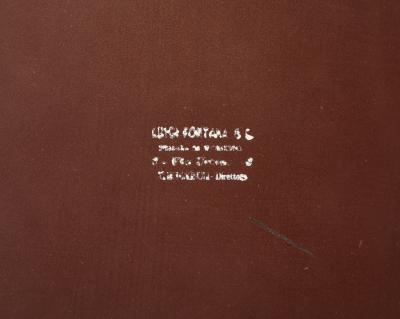  Fontana Arte FontanaArte Midcentury Brass Shaped Brass Mirror by Fontana Arte