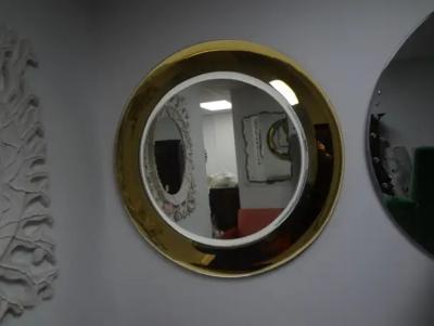  Fontana Arte FontanaArte Pair Of Italian Max Ingrand For Fontana Arte Attributed Beveled Mirrors