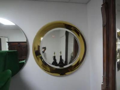  Fontana Arte FontanaArte Pair Of Italian Max Ingrand For Fontana Arte Attributed Beveled Mirrors