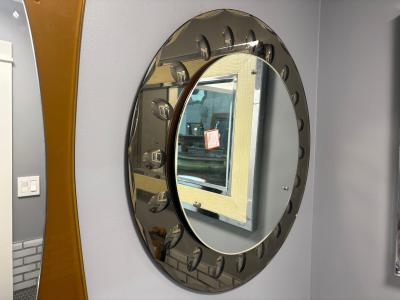  Fontana Arte FontanaArte Pair Of Italian Modern Fontana Arte Inspired Mirrors