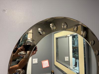  Fontana Arte FontanaArte Pair Of Italian Modern Fontana Arte Inspired Mirrors