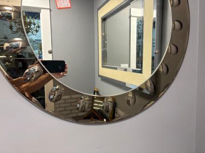  Fontana Arte FontanaArte Pair Of Italian Modern Fontana Arte Inspired Mirrors