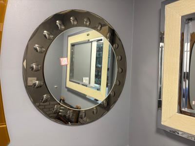  Fontana Arte FontanaArte Pair Of Italian Modern Fontana Arte Inspired Mirrors