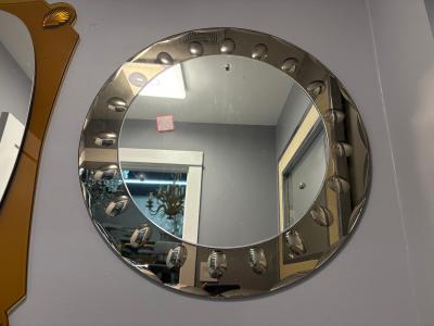  Fontana Arte FontanaArte Pair Of Italian Modern Fontana Arte Inspired Mirrors
