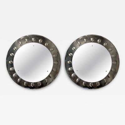  Fontana Arte FontanaArte Pair Of Italian Modern Fontana Arte Inspired Mirrors