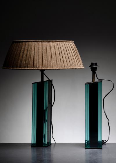  Fontana Arte FontanaArte Pair of Fontana Arte table lamps