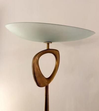  Fontana Arte FontanaArte Rare Floor Lamp by Max Ingrand for Fontana Arte 1950s