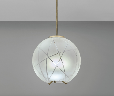  Fontana Arte FontanaArte Rare Fontana Arte Ceiling Fixture