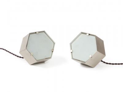  Fontana Arte FontanaArte Rare Pair of Table Lamps No 2202 by Fontana Arte