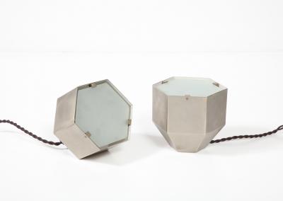  Fontana Arte FontanaArte Rare Pair of Table Lamps No 2202 by Fontana Arte