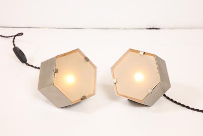  Fontana Arte FontanaArte Rare Pair of Table Lamps No 2202 by Fontana Arte