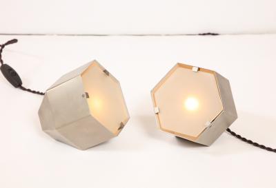  Fontana Arte FontanaArte Rare Pair of Table Lamps No 2202 by Fontana Arte