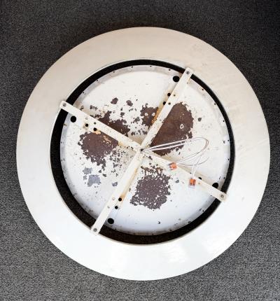  Fontana Arte FontanaArte Sconce Mirror and Glass by Fontana Arte Italy 1950s