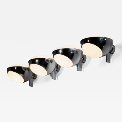  Fontana Arte FontanaArte Set of 4 Max Ingrand wall lamps for Fontana Arte
