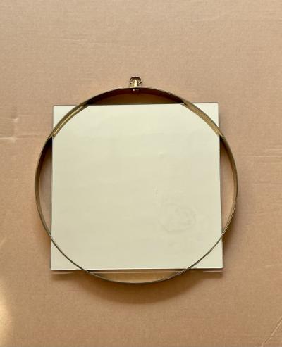  Fontana Arte FontanaArte Small Mirror by Fontana Arte