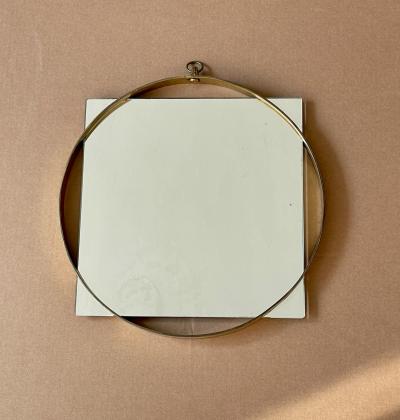  Fontana Arte FontanaArte Small Mirror by Fontana Arte