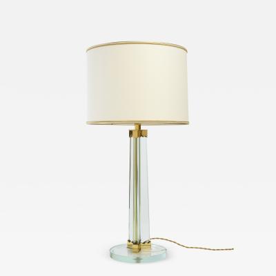  Fontana Arte FontanaArte Tall Glass Table Lamp attributed to Fontana Arte Italy ca 1940