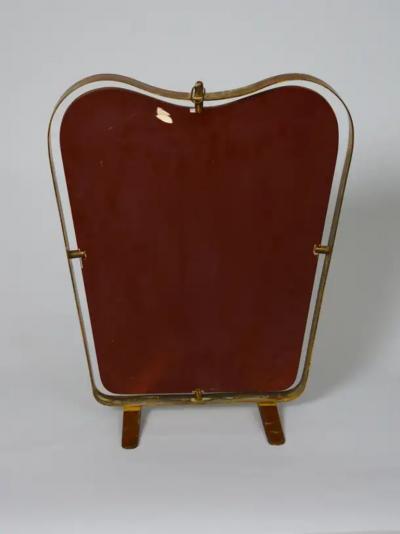  Fontana Arte FontanaArte Two Gio Ponti shape Fontana Arte table or wall mirrors Italy c1950