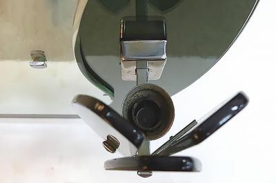  Fontana Arte FontanaArte Vintage Fontana Arte Glass Lighted Mirror with Sconces Italy