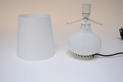 Fontana Arte FontanaArte Vintage Italian Petite Glass Table Lamp by Max Ingrand for Fontana Arte