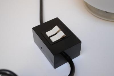  Fontana Arte FontanaArte Vintage Italian Petite Glass Table Lamp by Max Ingrand for Fontana Arte