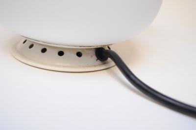  Fontana Arte FontanaArte Vintage Italian Petite Glass Table Lamp by Max Ingrand for Fontana Arte