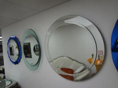  Fontana Arte Italian Modern Fontana Arte Style Beveled Mirror