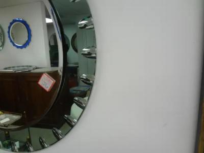 Fontana Arte Italian Modern Green Beveled Mirror Inspired By Fontana Arte