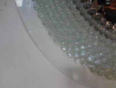  Fontana Arte Italian Pietro Chiesa for Fontana Arte Attributed Round Glass Convex Mirror