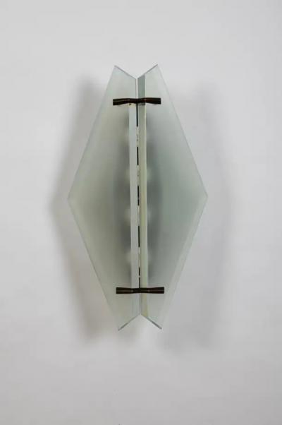  Fontana Arte Large Fontana Arte wall or ceiling light