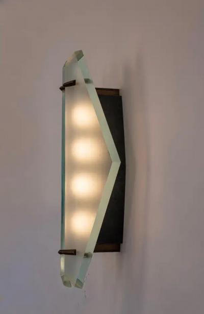  Fontana Arte Large Fontana Arte wall or ceiling light