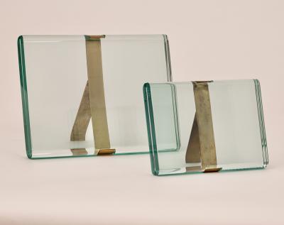  Fontana Arte Mod 1371 1 Glass Picture Frame by Pietro Chiesa for Fontana Arte Italy c 1960