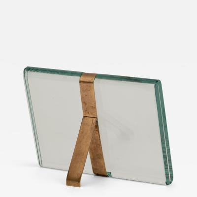  Fontana Arte Mod 1371 1 Glass Picture Frame by Pietro Chiesa for Fontana Arte Italy c 1960