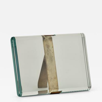  Fontana Arte Mod 1371 Glass Picture Frame by Pietro Chiesa for Fontana Arte Italy c 1960