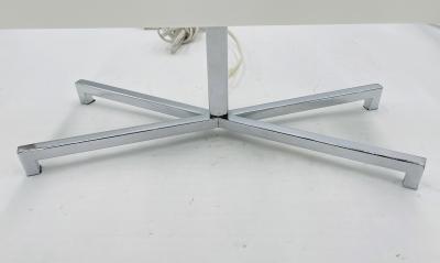  Fontana Arte Pair of Chrome Lucite Elvis Lamps by Charles Williams for Fontana Arte