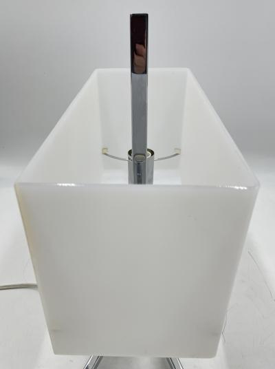  Fontana Arte Pair of Chrome Lucite Elvis Lamps by Charles Williams for Fontana Arte